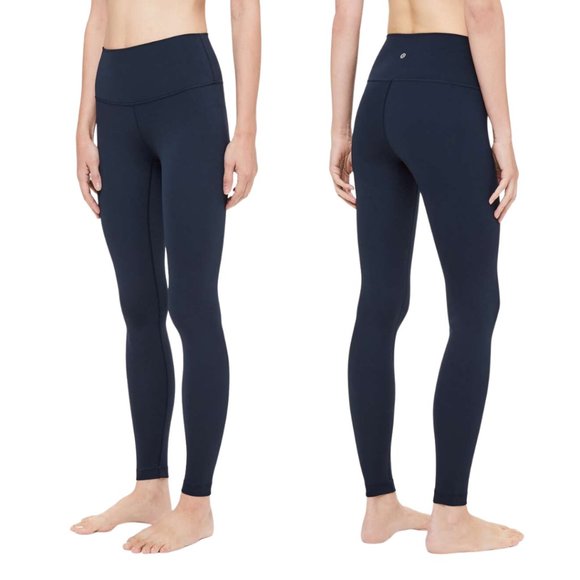 lululemon athletica Pants - Lululemon Wunder Under Hi-Rise Tight Full-On Luxtreme 28" Leggings, True Navy 4